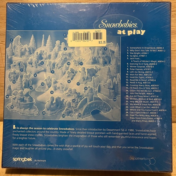 Springbok Snowbabies at play puzzle 1000 pcs Collectors‎ Series Hallmark Dept 56 - Picture 2 of 3
